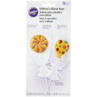 Wilton Drawstring Lollipop Bags with Bow - 15 Pack 350872