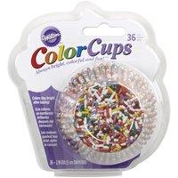 wilton colour cups baking cases 36 pack standard jimmies sprinkles 350 ...