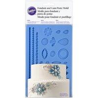 Wilton Wedding Jewellery Fondant and Gum Paste Silicone Mould 350886