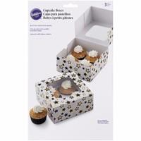 Wilton Cupcake Box 4 Hole Stars (contains 3) 409482