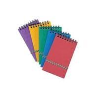 Wirebound Notepad Elasticated Ruled 90gm2 120 Pages 127x76mm Assorted