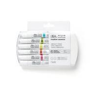 winsor newton vibrant tones pigment marker set 6 pack