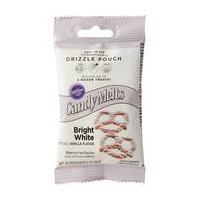 wilton bright white candy melts drizzle pouch 56g