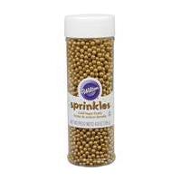 wilton gold sugar pearl sprinkles 136g