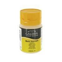 winsor and newton galeria acrylic matt varnish 250 ml clear