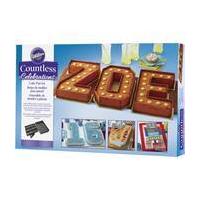 Wilton Countless Celebrations Letter and Number Cake Pan Set