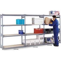 Widespan Shelving Extension Bay 1830 x 915 x 455 4 Chipboard Shelves