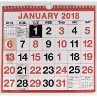 Wirebound Calendar 249x231mm 2018 KFYC2218