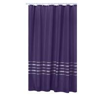 Wilko Shower Curtain Metalic Plum