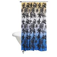 wilko palm tree shower curtain