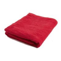 wilko bath sheet chilli red