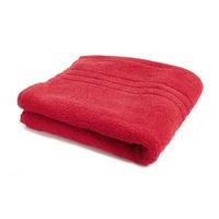 wilko hand towel chilli red