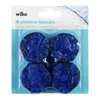 Wilko Cistern Block Blue 4pk