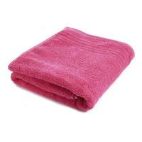 wilko bath sheet hot pink