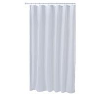 Wilko Satin Stripe Shower Curtain White