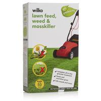 wilko lawn feed weed and moss killer 50sqm 175kg