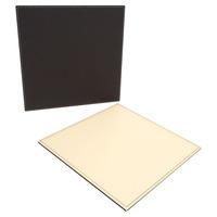 Wilko Faux Leather Placemats Chocolate and Cream 4pk