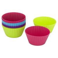 Wilko 12 Muffin Cases Silicone