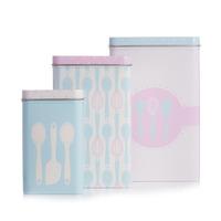 wilko square tins set 3pk