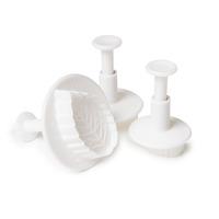 Wilko Leaf Icing Sugar Cutters Set 3 Piece