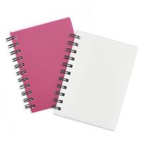 Wilko Notebook PP Cover Pink A6