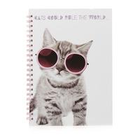 Wilko I Like Cats A4 Notebook