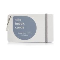Wilko Ring Bound Index Cards 100 Sheets