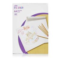 Wilko Let\'s Create Doodle Pad A4 40 Sheets 80GSM