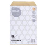 wilko self seal envelopes c5 manilla 25pk 229 x 162mm