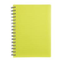 wilko notebook a5 wiro pp cover lime