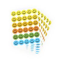 Wilko Smiley Faces Coloured Sticker A6