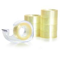 Wilko RightPrice Tape with Dispenser Clear 19mm x 20m x 8