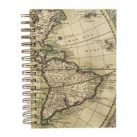 Wilko A5 Chunky Map Wiro Notebook