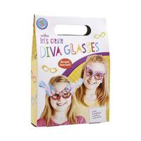 Wilko Make Your Own Diva Glasses 2Pk