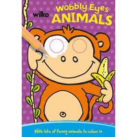 wilko wobbly eyes colouring book