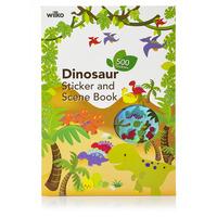 Wilko Sticker Book Dinosaur 500 Stickers