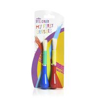 Wilko Let\'s Create My First Paint Brushes 2pk
