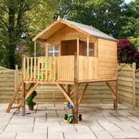 Winchester 6ft x 5ft (1.95m x 1.67m) Honeysuckle Playhouse and Tower 2 - 7 Working Days Delivery