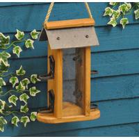 Witham Wooden and Slate Seed Bird Feeder by Tom Chambers