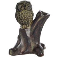 Wise Old Owl Desk Top Pen Holder