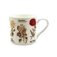 Wild Flowers bone china mug