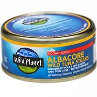 wild planet albacore tuna no salt added 142g