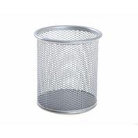 Wire Mesh Pencil Holder (Silver)