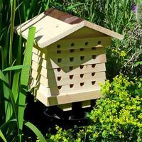 wildlife world solitary bee hive natural wood