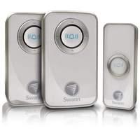 Wireless Door Chime With Mains Power 2pk