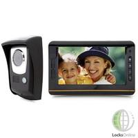 wireless 75 touch screen video door intercom system