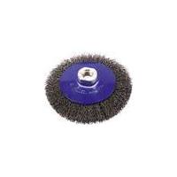 Wire brush 115 mm, slanted, M14 thread Westfalia