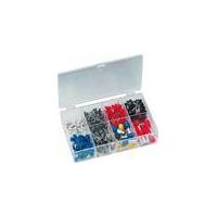 Wire end ferrules set, 450 pieces, DIN colour coded