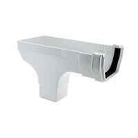 Wickes Squareline Stopend Outlet White 114mm