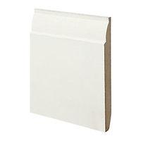 wickes dual purpose chamferedovolo mdf skirting 18 x 169 x 3600mm pack ...